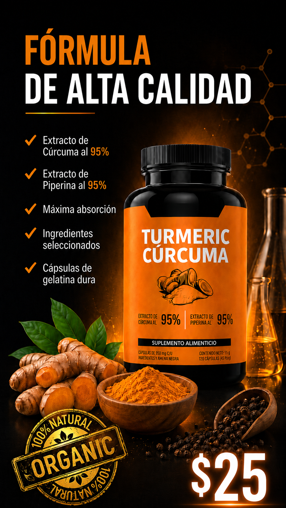 BEYOND VITAMINS TURMERIC CÚRCUMA